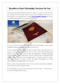 Benefits to Dual Citizenship Services for You PowerPoint PPT Presentation