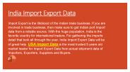 India Import Export Data (2)