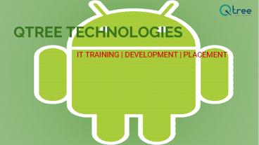 Android Training Institutes in Coimbatore | Mobile App Development ...