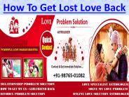 How to Get Lost Love Back