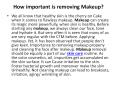 How important is removing Makeup? PowerPoint PPT Presentation