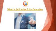 SAP Ariba PPT | SAP Ariba Overview