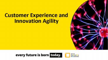 Customer Experience and Innovation Agility course – MITID Innovation