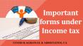 IMPORTANT FORMS UNDER INCOME TAX RETURN PowerPoint PPT Presentation