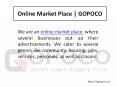 Online Market Place | GOPOCO PowerPoint PPT Presentation