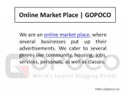 Online Market Place | GOPOCO