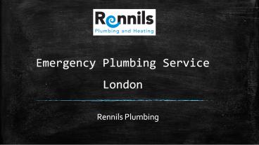 Professional Plumbers West London
