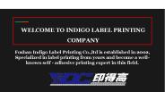 Indigo Label Printing Company, Supplement Label Printing - idglabels