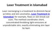 Laser Treatment in Islamabad