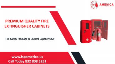 Premium Quality Fire Extinguisher Cabinets