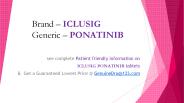 Procure Ponatinib Iclusig Medication Online