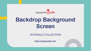 Backdrop Background Screens Online at ShoppySanta