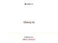 Cherry tv PowerPoint PPT Presentation