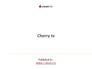 Cherry tv