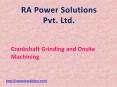 Onsite Machining and Onsite Crankshaft Grinding PowerPoint PPT Presentation