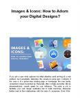 Images & Icons: How to Adorn your Digital Designs? PowerPoint PPT Presentation