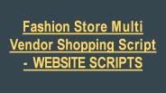 Fashion Store Multi Vendor Script