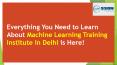 Machine Learning Training Institute in Delhi (1) PowerPoint PPT Presentation