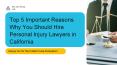 Top 5 Important Reasons Why You Should Hire Personal Injury Lawyers/ Attorneys in California PowerPoint PPT Presentation