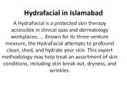 Hydrafacial in Islamabad (1)