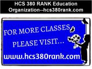 HCS 380 RANK Education Organization--hcs380rank.com