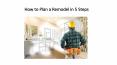 How to Plan a Remodel in 5 Steps (1) PowerPoint PPT Presentation