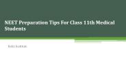 NTSE Preparation Tips