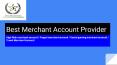 Merchant Account Provider | 5star processing PowerPoint PPT Presentation