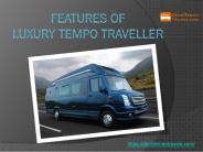 Features of Luxury tempo traveller