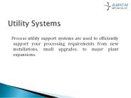 Utility Systems and Functions - Barnummech USA