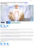 WHY SHOULD YOU NOT DELAY YOUR ROOT CANAL TREATMENT? PowerPoint PPT Presentation