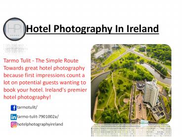 Hotel Photography in Ireland | Hospitality Photography | Commercial Photography