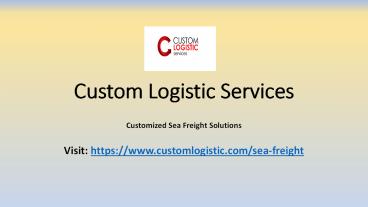 Get China New Zealand Seafreight Services