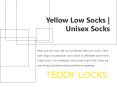 Yellow Low Socks | Unisex Socks | Sustainable Socks Online PowerPoint PPT Presentation
