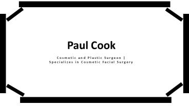 Paul A. Cook - Nationally Recognized Researcher