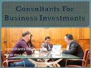 Consultants For - Business Investments