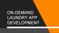On-Demand Laundry Mobile App
