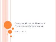 Custom Modern Kitchen Cabinets in Melbourne (1)