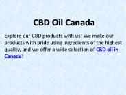 CBD Oil Canada