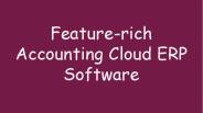 Feature-rich Accounting Cloud ERP Software