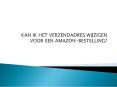 KAN IK HET VERZENDADRES WIJZIGEN VOOR EEN AMAZON-BESTELLING? PowerPoint PPT Presentation