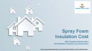 spray foam insulation cost