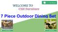 7 Pieces Outdoor Dining Set