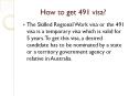 How to get 491 visa? PowerPoint PPT Presentation