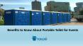 Benefits to Know About Portable Toilet for Events PowerPoint PPT Presentation