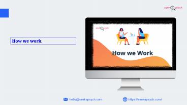 How seekapsych work to find a psychotherapist