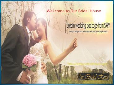 Affordable wedding package in Singapore