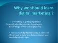 Why We Should Learn Digital Marketing Course PowerPoint PPT Presentation