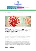 How Its Various Causes and Treatment for Cancer Patients? - healthreachcares.org PowerPoint PPT Presentation
