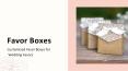 Wedding Favor boxesf PowerPoint PPT Presentation